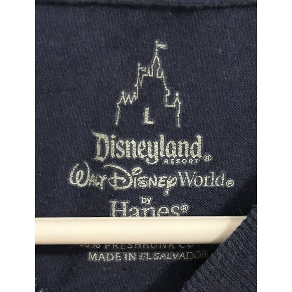 2010 Walt Disney World Souvenir T-shirt Navy Blue Sz Medium- Mickey Donald Goofy - Picture 5 of 9